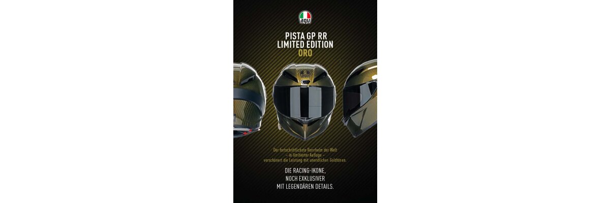 AGV Pista GP RR Oro Carbon-Helm gold - AGV Pista GP RR Oro Carbon-Helm gold kaufen - Spätzünder