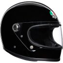 AGV X3000 Retro-Helm Einfarbig Black schwarz