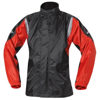 Held Mistral II Motorrad Regen-Jacke schwarz rot