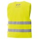 Held Safety Vest Motorrad Warn-Weste schwarz neongelb