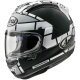 Arai RX-7V Vinales 12 Integral-Helm schwarz weiss grau