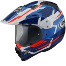 Arai Tour-X4 Depart Enduro-Helm Red Metallic rot weiss