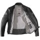 Spidi Clubber Motorrad Leder-Jacke schwarz bunte Nähte