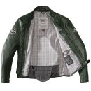 Spidi Clubber Motorrad Leder-Jacke grün
