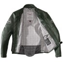Spidi Clubber Motorrad Leder-Jacke grün