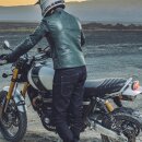 Spidi Clubber Motorrad Leder-Jacke grün