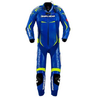 Spidi Track Replica Evo Lederkombi 1pc blau neongelb