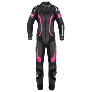 Spidi Laser Touring Lady 2pc Damen Lederkombi schwarz rosa