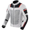 Revit Tornado 3 Motorrad Textil-Jacke silber schwarz grau