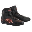 Alpinestars Faster-3 Rideknit Kurz-Stiefel schwarz neonrot