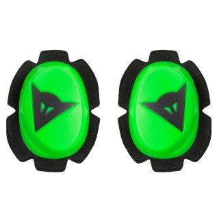 Dainese Pista Knee Slider Knie-Schleifer neongrn schwarz