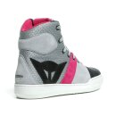 Dainese York Air Lady Damen Kurz-Stiefel grau rosa