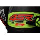 4SR Racing AR Neon Lederkombi 1Pc schwarz neonrot neongelb