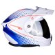 Scorpion ADX-1 Horizon Enduro-Helm weiss rot blau