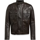 Belstaff Brooklands Motorrad Leder-Jacke dunkel braun