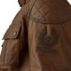 Belstaff Brooklands Motorrad Leder-Jacke braun