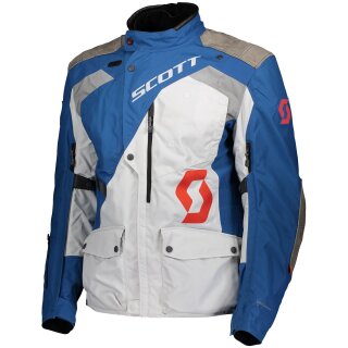 Scott Dualraid Dryo Textil-Jacke blau hell grau