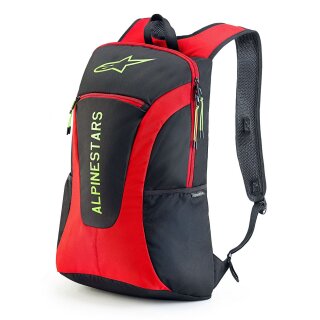 Alpinestars GFX Backpack Rucksack schwarz rot neongelb