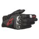 Alpinestars SMX-1 Air V2 Motorrad-Handschuh schwarz neonrot