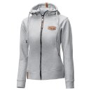 Held Zip-Hoodie 46 Damen Kapuzen-Jacke grau