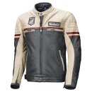 Held Baker Motorrad-Jacke Leder blau beige rot