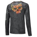 Held Style Skin Top Funktions-Shirt langarm Skull schwarz