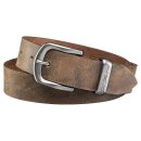 Held Belt Women Damen Leder-Gürtel braun