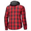 Held Lumberjack II Motorrad-Hemd schwarz rot