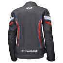 Held Baxley Top Damen Motorrad-Jacke Textil schwarz rot blau