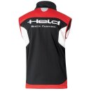 Held Team Softshell-Weste schwarz rot