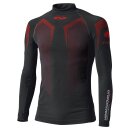 Held 3D-Skin Warm Top Funktions-Hemd Langarm schwarz rot