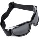 Held Motorrad-Brille schwarz-silber