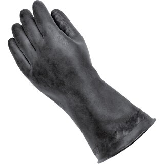 Held Regen-Überzieh-Handschuh Latex schwarz
