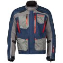 Klim Carlsbad Motorrad-Jacke Textil blau rot grau