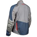 Klim Carlsbad Motorrad-Jacke Textil blau rot grau