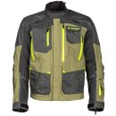 Klim Carlsbad Motorrad-Jacke Textil neongelb grün grau
