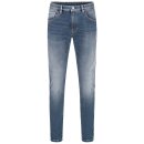 Rokker Rokkertech Tapered Slim Motorrad-Jeans blau