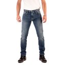 Rokker Rokkertech Tapered Slim Motorrad-Jeans blau