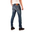 Rokker Rokkertech Tapered Slim Motorrad-Jeans blau