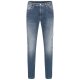 Rokker Rokkertech Tapered Slim Motorrad-Jeans blau