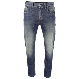 Rokker Rokkertech Slim Motorrad-Jeans blau washed