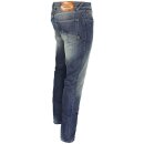 Rokker Rokkertech Slim Motorrad-Jeans blau washed