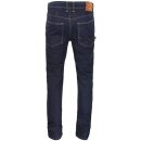 Rokker Rokkertech Raw Slim Motorrad-Jeans dunkelblau