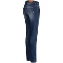 Rokker Rokkertech High Waist Slim Damen Jeans dunkelblau