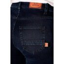 Rokker Rokkertech High Waist Slim Damen Jeans dunkelblau