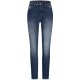 Rokker Rokkertech High Waist Slim Damen Jeans dunkelblau