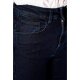 Rokker Rokkertech High Waist Slim Damen Jeans dunkelblau