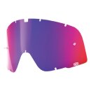 100% Barstow Lens Ersatz-Scheibe Red Blue Mirror rot blau...