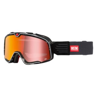 100% Barstow Gasby Crossbrille verspiegelt Mirror Red