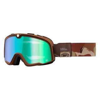 100% Barstow Pendleton Crossbrille verspiegelt Flash Green